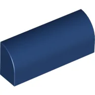 Brick Curved 1 x 4 x 1 1/3 No Studs / Dark Blue