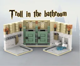 Troll in the bathroom (compatible with 2024 castle)