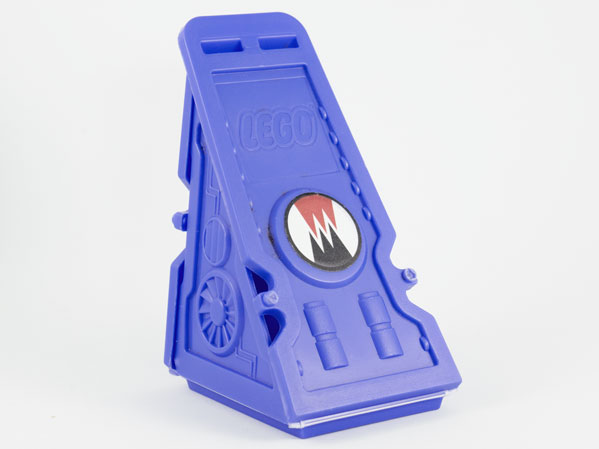 Lego Vehicle, Racer Launcher with Gear Logo and Stat Card on Inside Pattern (Stickers) - Set 4566