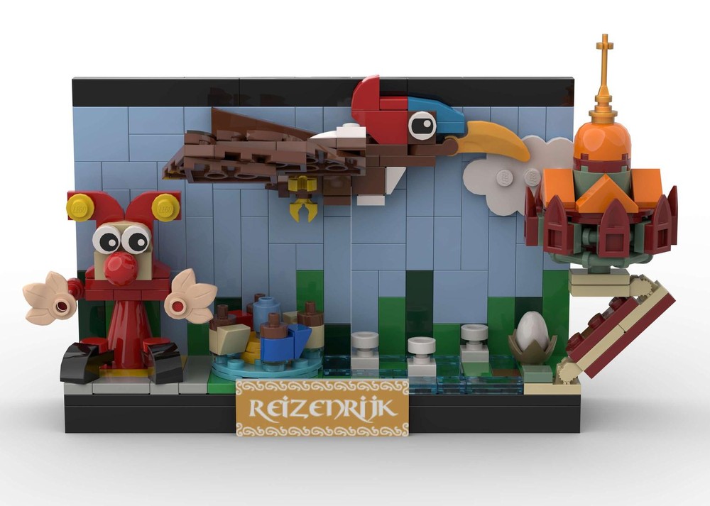 Lego Efteling Reizenrijk postcard