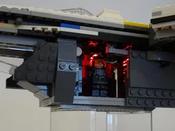 Illuminated Passenger/Cargo Bay Mod of Rebel U-Wing 75155