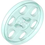 Technic Wedge Belt Wheel [aka Pulley] / Trans-Light Blue