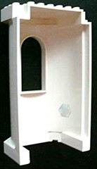 Lego Belville Wall, Tower with Window with Snowflake Pattern on Inside (Sticker) - Set 7581