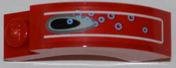 Arch 1 x 3 x 2 Curved Top with Vent Hole and 10 Bubbles Pattern (Sticker) - Set 8077