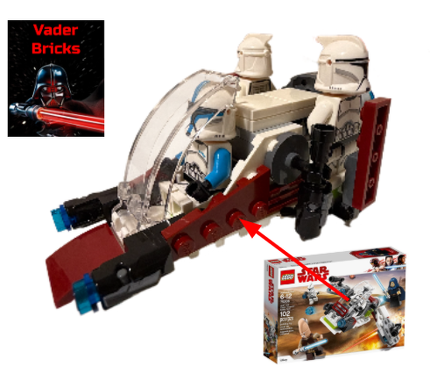 Lego Clone Transport Speeder (75206 Alt)