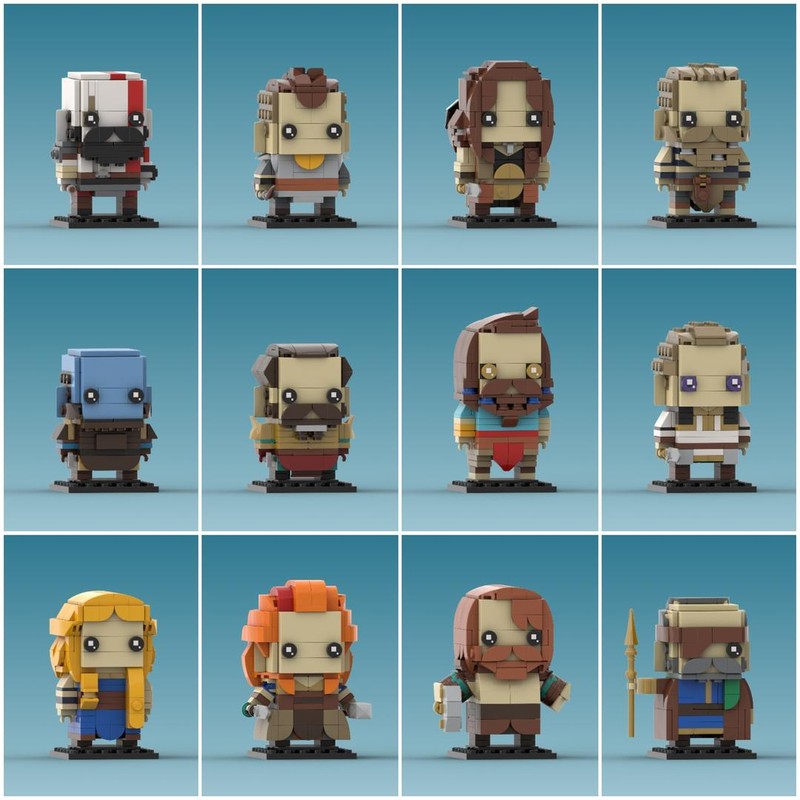 Lego God of War (2018) + Ragnarok Collection