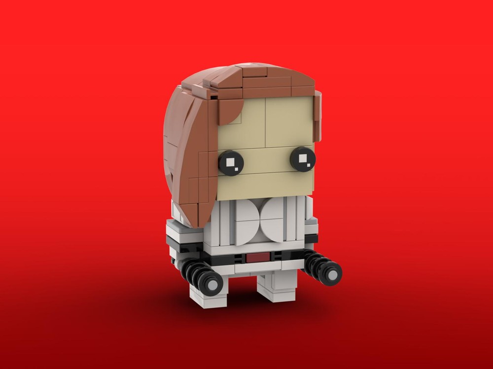 Lego Black Widow Snow Suit Brickheadz LEGO MOC - Marvel Studios Black Widow