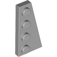 Wedge Plate 4 x 2 Right / Light Bluish Gray