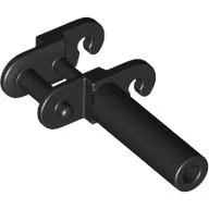 Technic Link, Reinforced, with Bar / Black