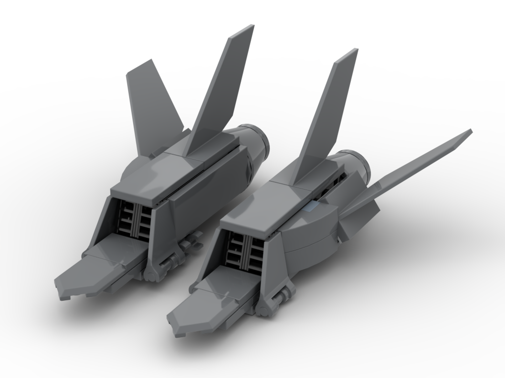 Lego MOC - The Avengers Quinjet Jet Engines MOD