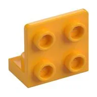 Bracket 1 x 2 - 2 x 2 Inverted / Bright Light Orange