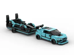 Jaguar iPace and trailer