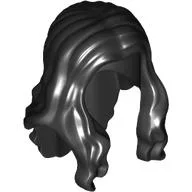 Hair Long Wavy with Centre Part / Black