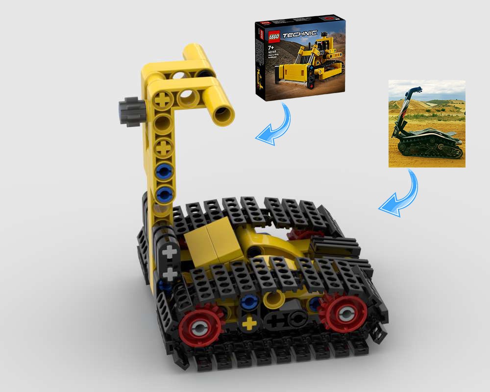 Lego Electric DTV Shredder 42163 Alternative.