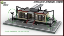 NEXTBrick System Modular Train Station
