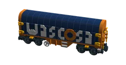 Shimmns 4-axle tarp wagon in Wascosa colours