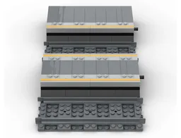 Brick Cross two track small plattform extension