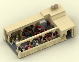 SMALL DIORAMA PALACE DARK MAUL CONFRONTATION