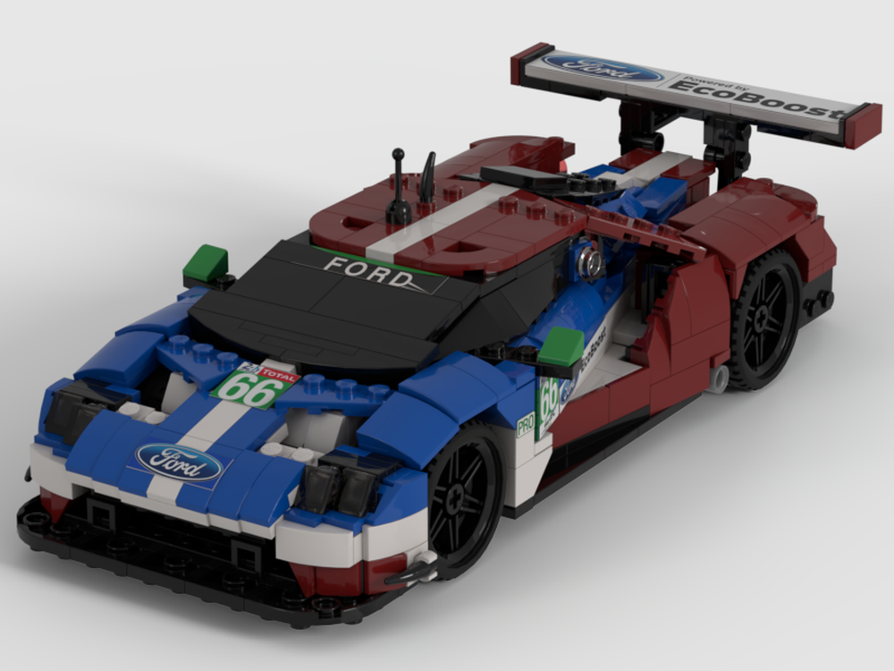 Lego #66 Ford GT LMGTE PRO - Dark Red (2018 livery)