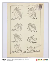 Spanish Patent LEGO Elements 1958