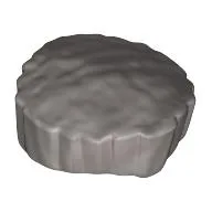 Hair Flat Top, Short with Straight Even Side Sections / Flat Silver