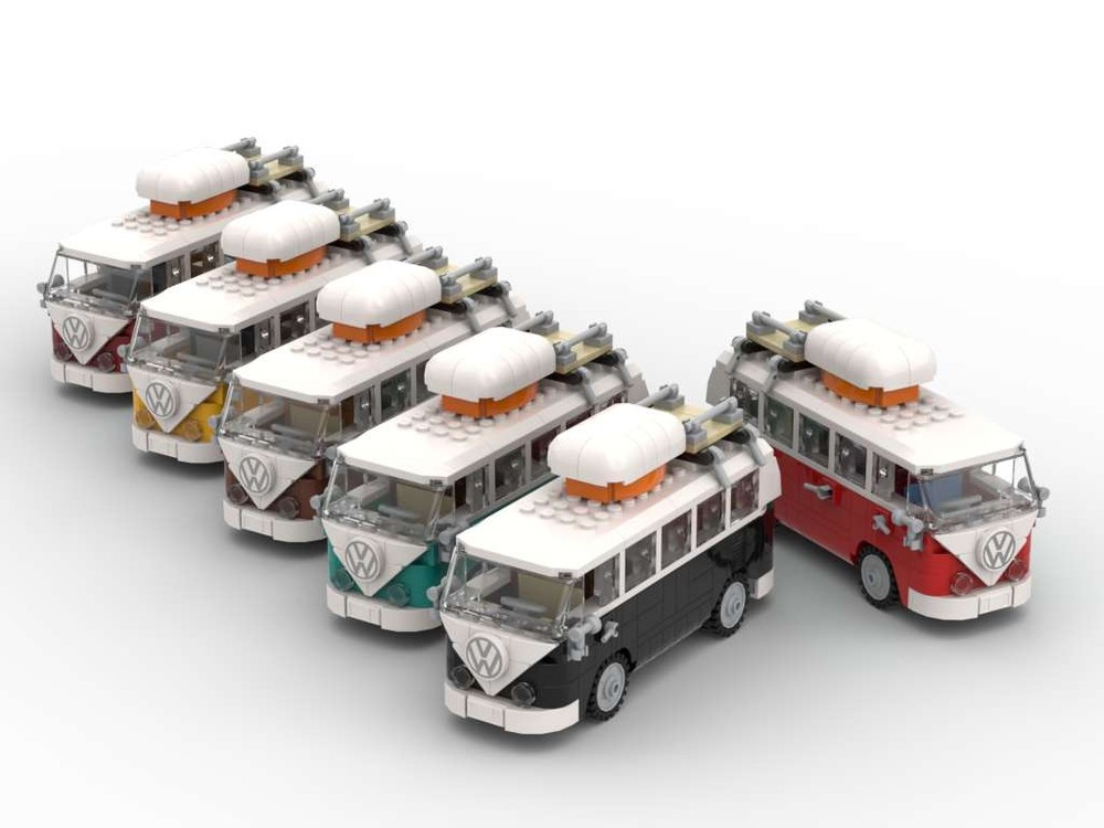 Lego People's Car Bus T1 - Set of Six Colors