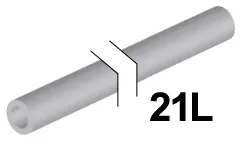 Hose Rigid 3mm D. 21L / 16.8cm