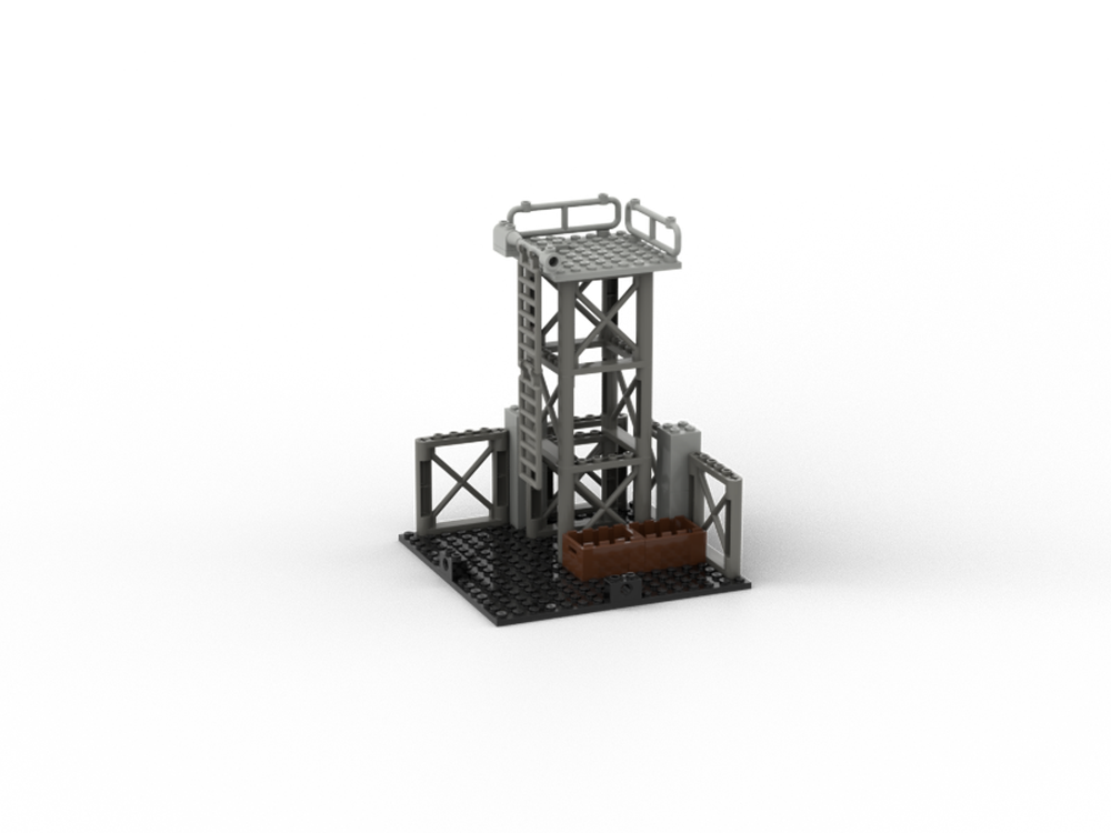 Lego Corner wall - Modular Army base