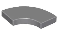 Tile 2 x 2 Curved, Macaroni