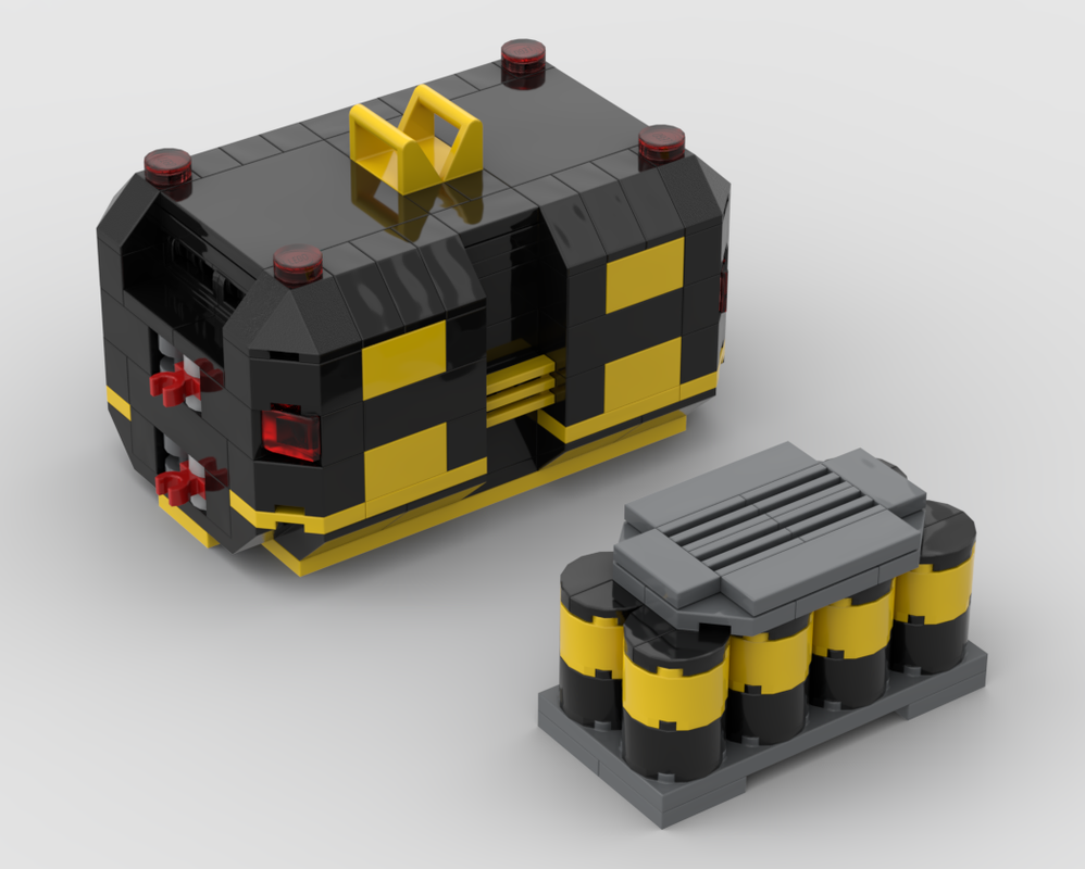 Lego Blacktron Radioactive Material Module