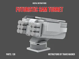 Futuristic SAM turret