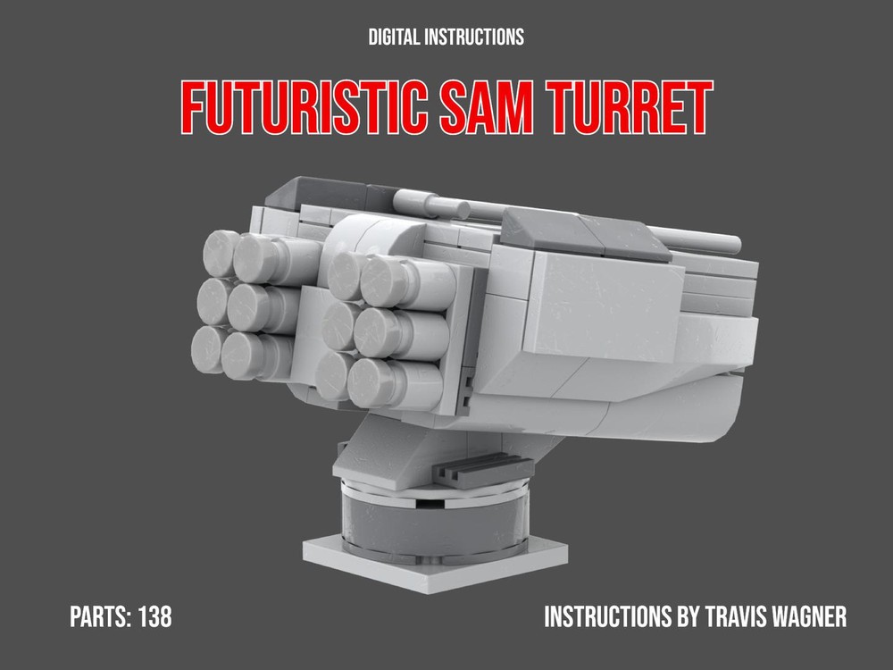 Lego Futuristic SAM turret