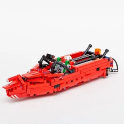 Speedboat (42082 Rough Terrain Crane c-model)