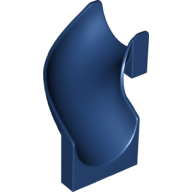 Lego Slide Curved Left 90° / Dark Blue