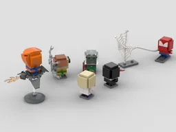Minibrickheadz - Spiderman and his ennemies