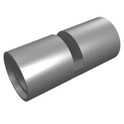 Technic Pin Connector Round [Slotted] / Flat Silver