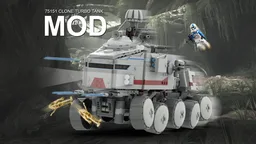 MODIFIED 75151 CLONE TURBO TANK - (HAVw A6 JUGGERNAUT)