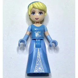 Cinderella - Medium Blue Dress, Bright Light Blue Gloves, Hair Band