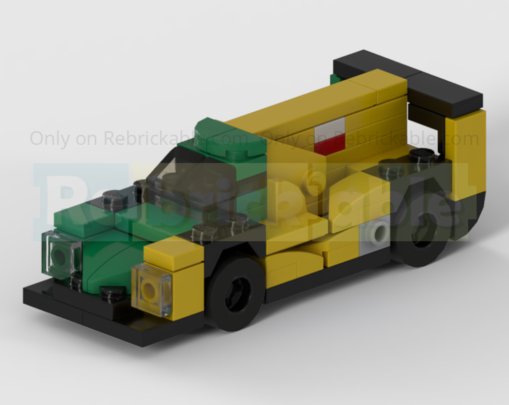 Lego LMP2 Inter Europol Oreca 07 Racing Car - Half Speed Champions Scale