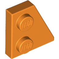 Lego Wedge Plate 2 x 2 Right / Orange