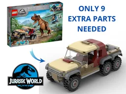 76941 8-studs-wide Camp Cretaceous 6x6 MOD