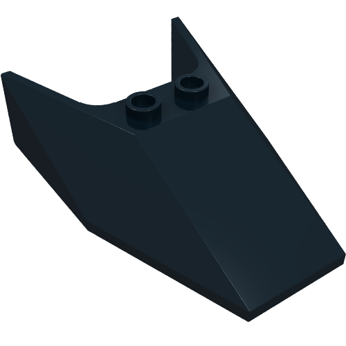 Lego Windscreen 6 x 4 x 1 1/3 with Hollow Studs / Black