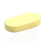 Tile Round 1 x 2 / Bright Light Yellow