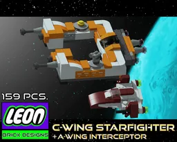 C-Wing Starfighter + A-Wing Interceptor