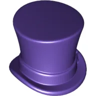 Tall Top Hat [Plain] / Dark Purple