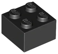 Brick 2 x 2 / Black