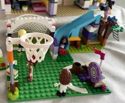 Custom Lego Friends backyard