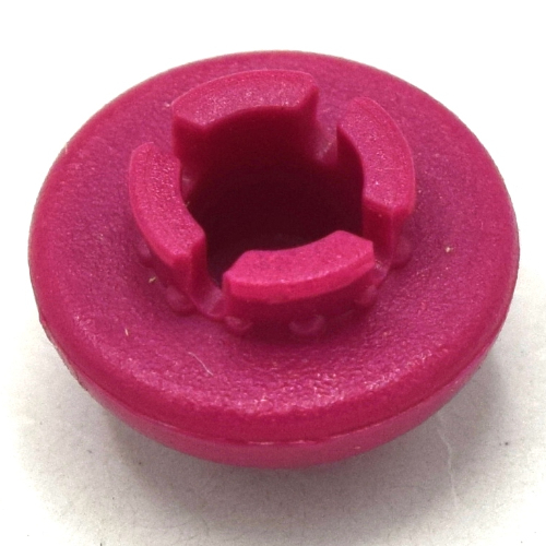 Lego Clikits Icon, Round 2 x 2 Small, Thick with Pin / Magenta
