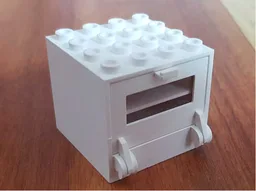 Homemaker Stove / Oven 4 x 4 x 3 with White Shelf and White Door (841 / 842 / 843)