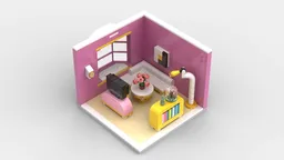 Cozy TV room